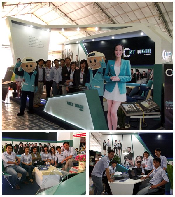 Cát Nghi Tại Triển Lãm Vietbuild 2013. Mở Khóa Không Gian Sống