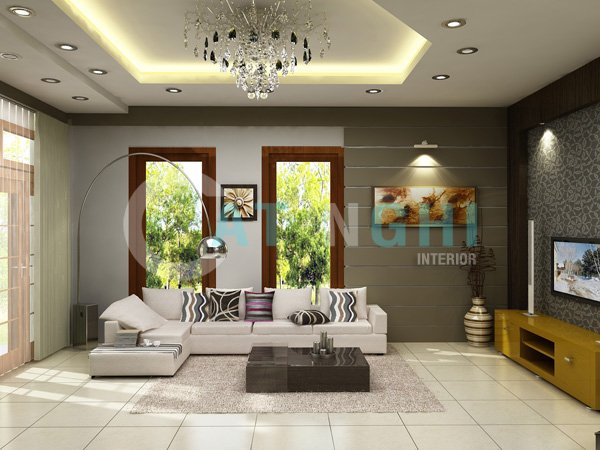 Một Số Phương Pháp Sử Dụng Ánh Sáng Trang Trí Cho Không Gian Phòng Khách