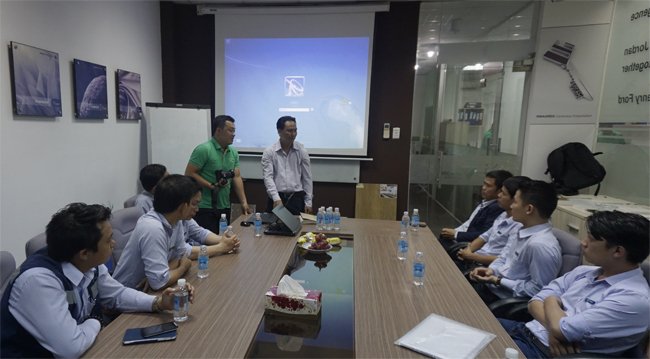 Phối Hợp Cùng Công ty VINAGRES Cập Nhật Kiến Thức Về Vật Liệu Gạch Cho Nhân Viên CAT NGHI Interior
