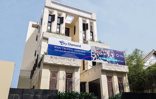 CAT NGHI Interior Khởi Công Cải Tạo Nội Thất Sky Diamond Spa