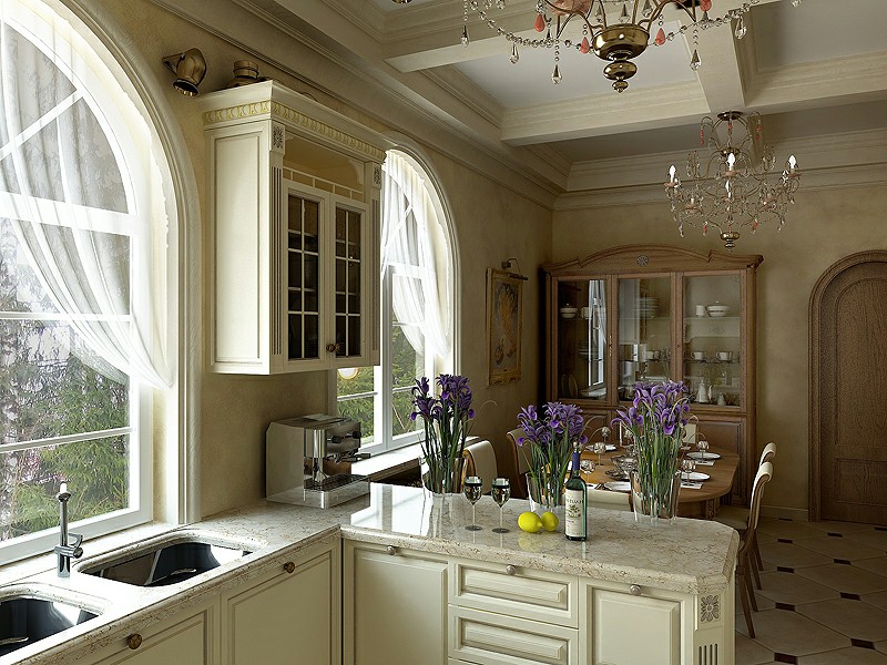 Phong cách nội thất phòng bếp hiện đại