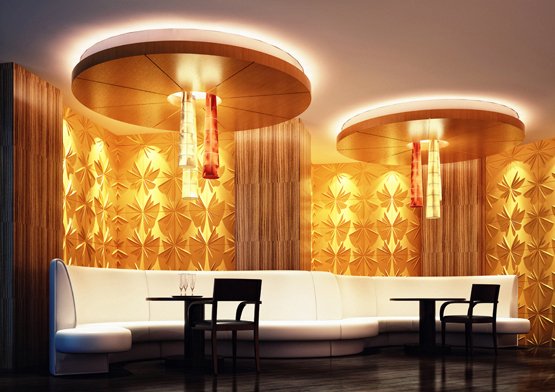Tấm ốp 3D, Vất liệu nội thất hiện đại