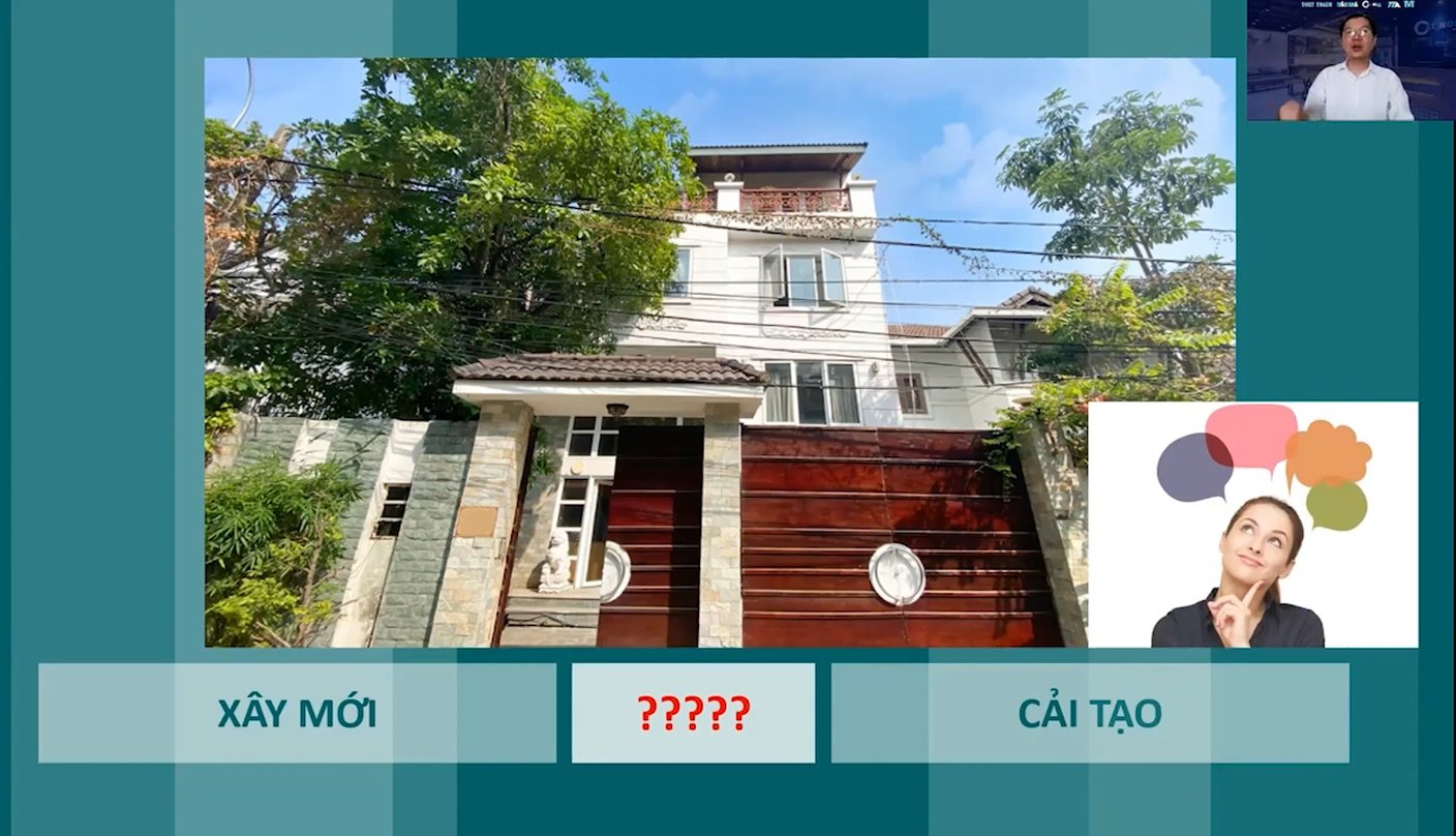 SO SÁNH CHI PHÍ GIỮA XÂY NHÀ MỚI VÀ CẢI TẠO LẠI