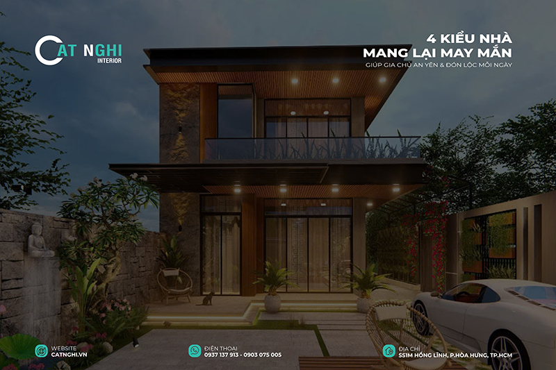 4 KIỂU NHÀ MANG LẠI MAY MẮN – GIÚP GIA CHỦ AN YÊN & ĐÓN LỘC MỖI NGÀY