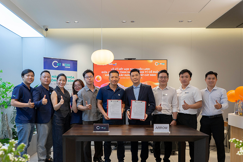 LỄ KÝ KẾT HỢP TÁC CHIẾN LƯỢC ARROW & CAT NGHI INTERIOR